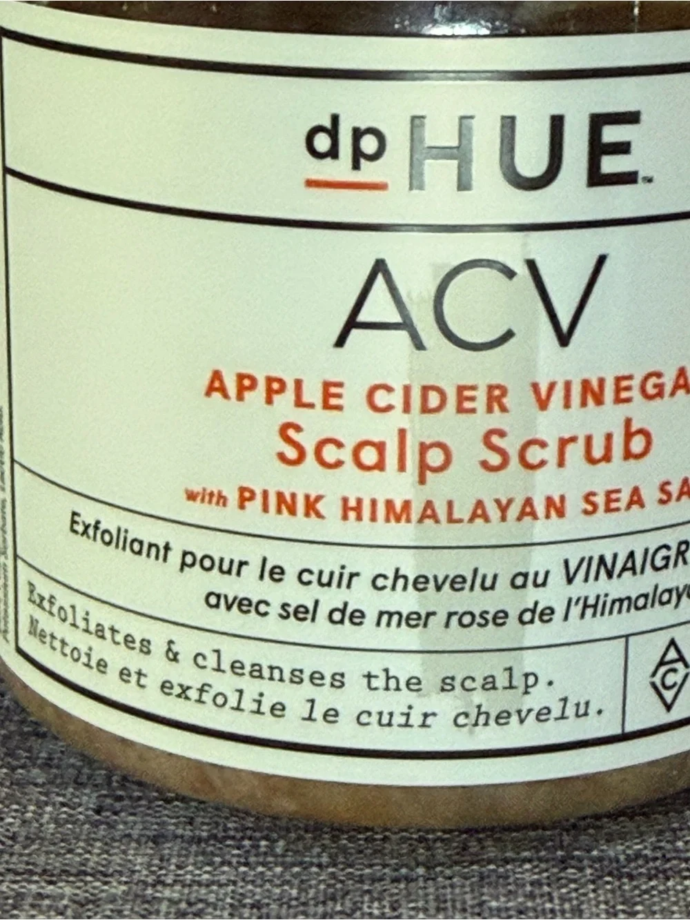 dpHUE ACV Apple Cider Vinegar Scalp Scrub with Pink Himalayan Sea Salt  Lot of 2